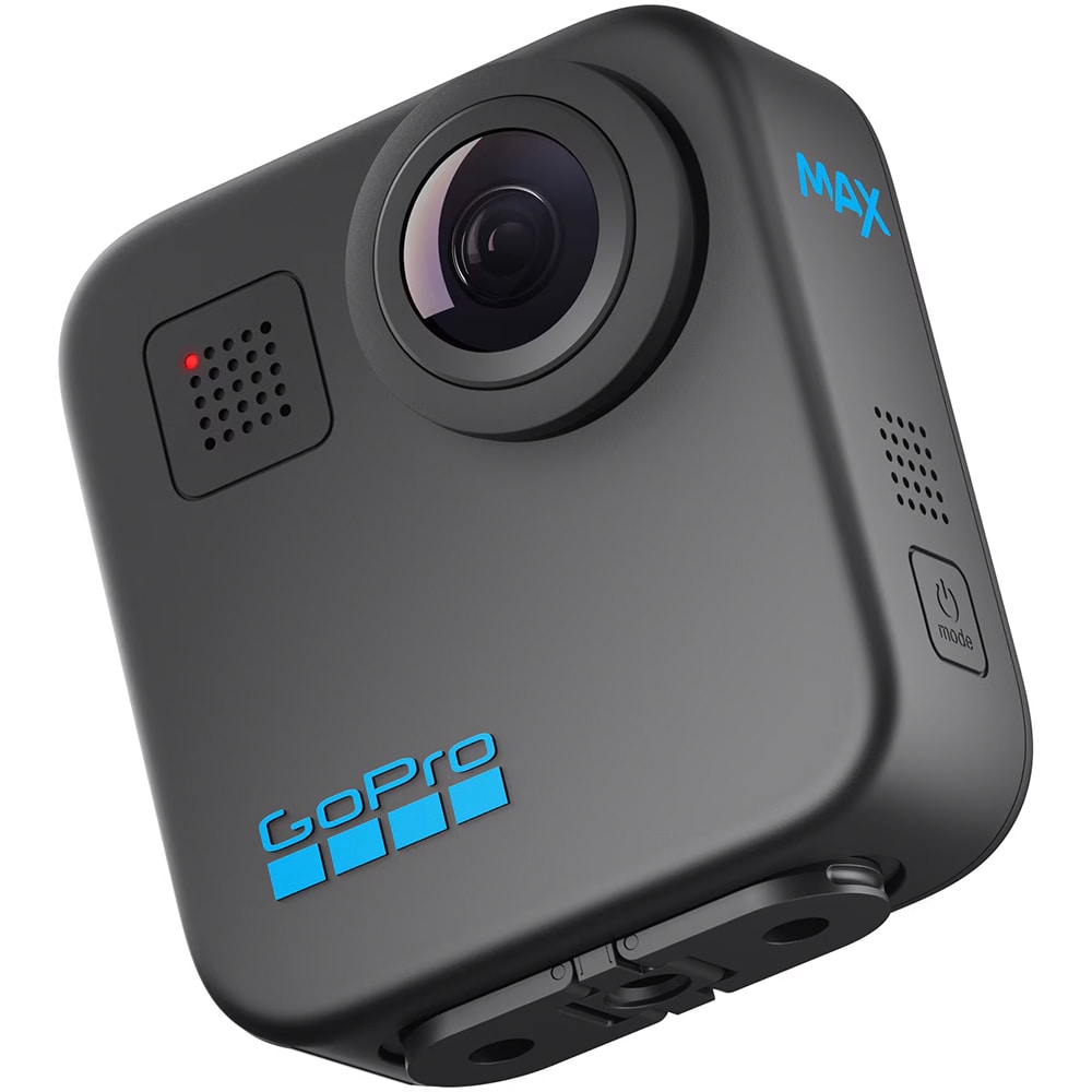 Camera video sport GoPro MAX 360 2025, 5.6K, Wi-Fi, GPS, negru