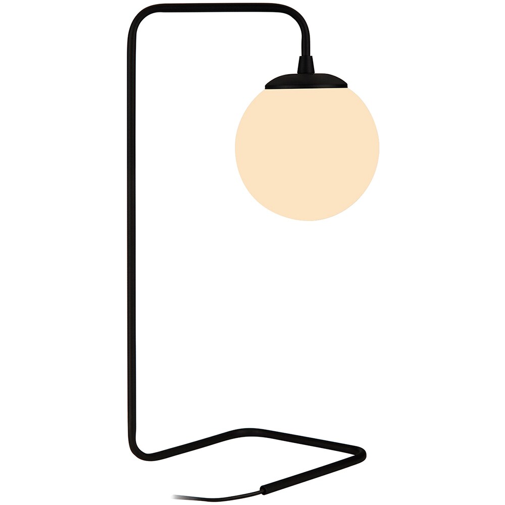 Veioza SQUID LIGHTING 122TL1.30BW.02, 100W, E27, Alb , Negru