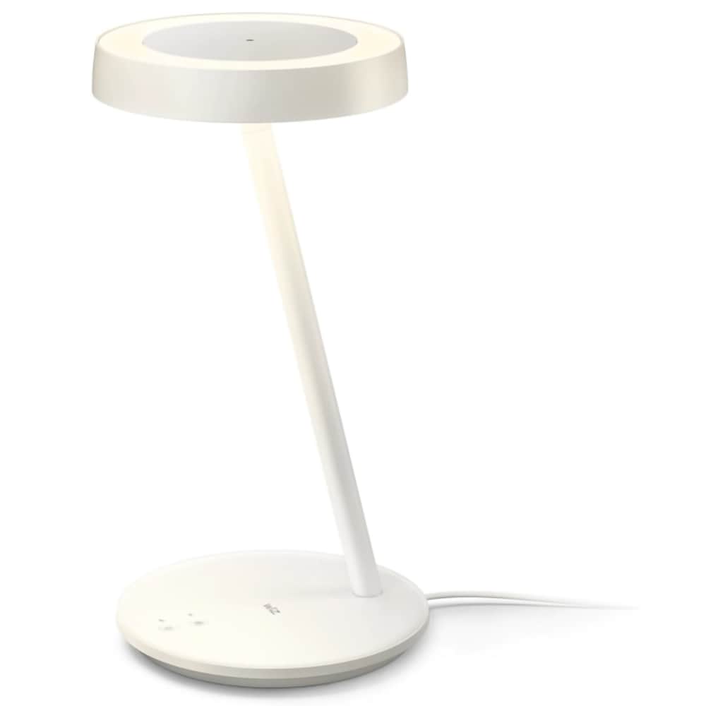 Lampa de birou LED WIZ 8720169072695, 10W, 600lm, Wi-Fi, lumina RGB, alb
