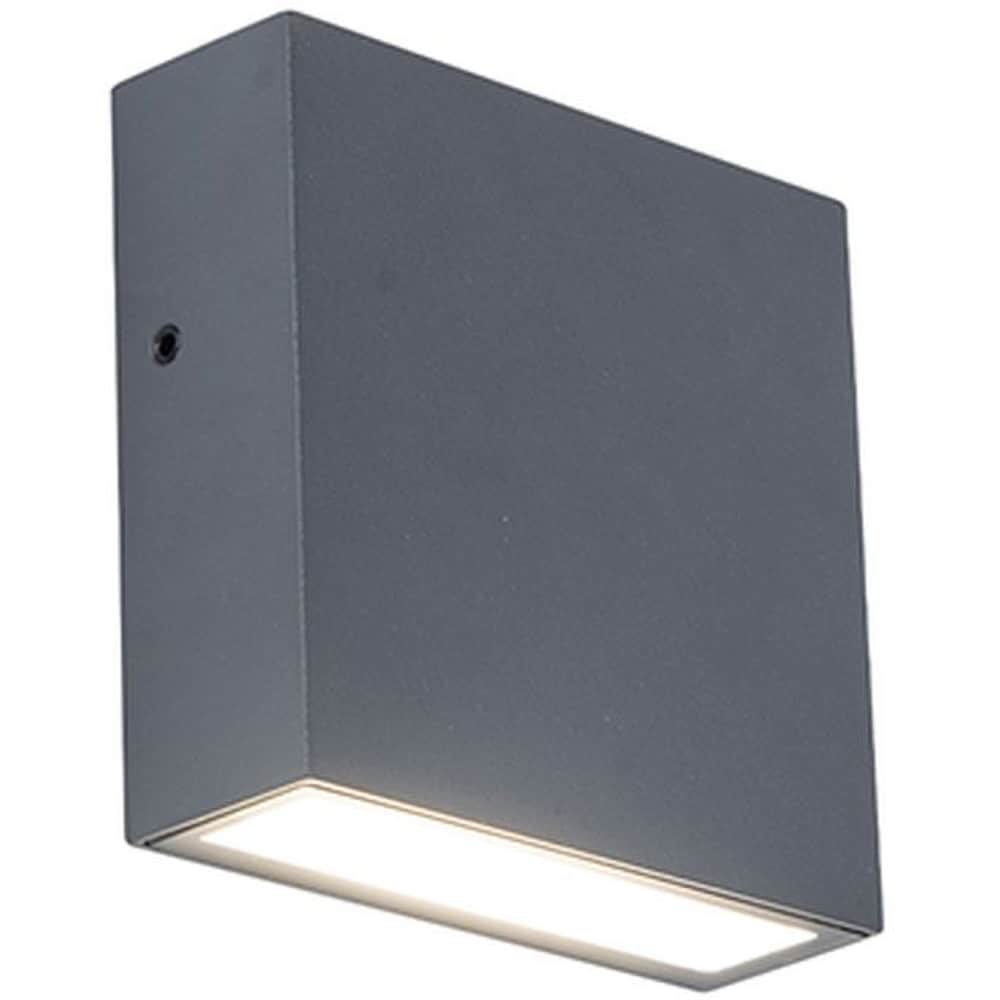 Aplica de exterior LUTEC LTC-5104001118, LED, 9.5W, 750lm, gri inchis