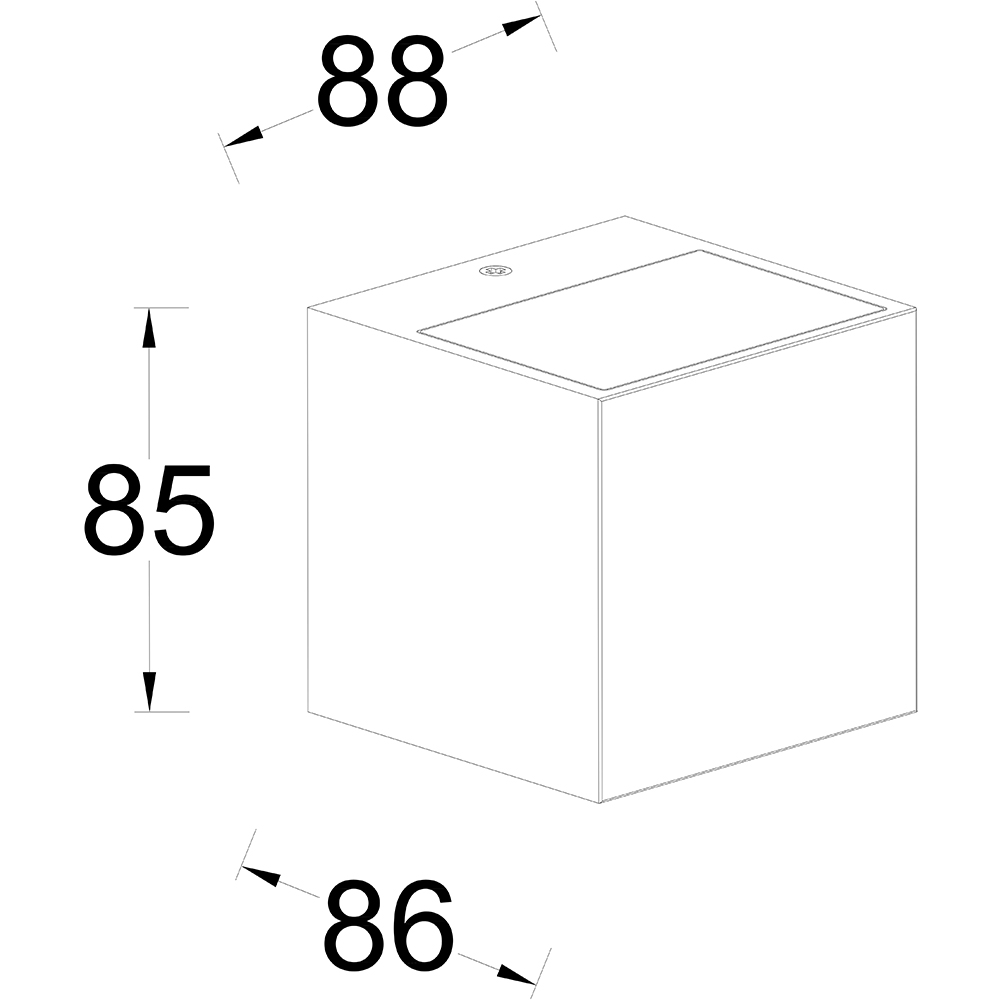 Aplica de exterior LUTEC LTC-5189114118, LED, 9W, 850lm, gri inchis