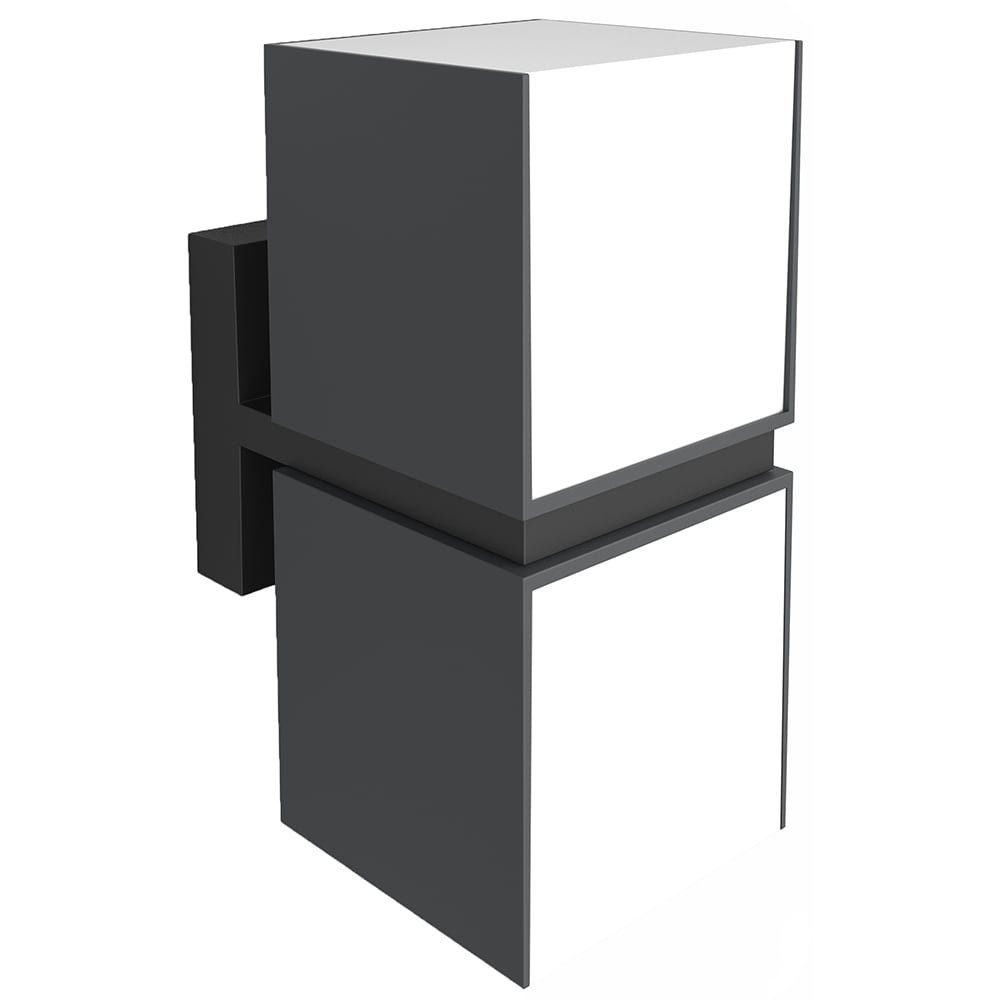 Aplica de exterior LUTEC LTC-5193801118, LED, 24.4W, 1000lm, gri inchis