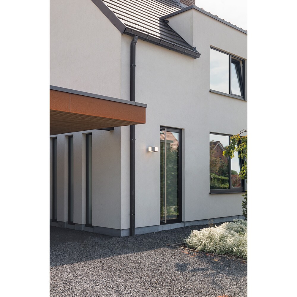 Aplica de exterior LUTEC LTC-5193801118, LED, 24.4W, 1000lm, gri inchis