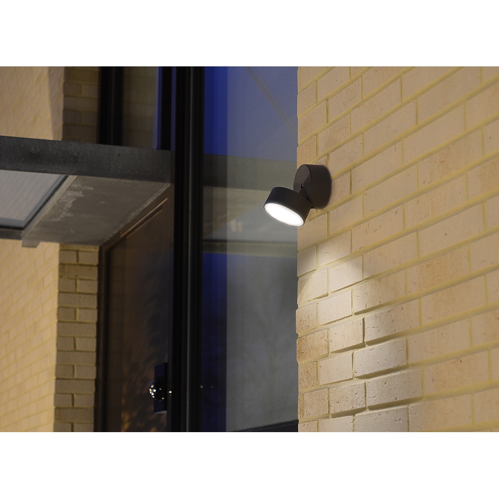 Aplica de exterior LUTEC LTC-5626001118, LED, 9.5W, 900lm, gri inchis