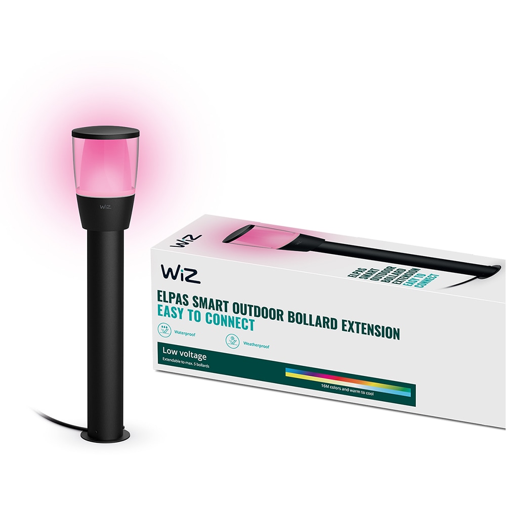 Extensie stalp iluminat smart WIZ Connected, 3.6W, 400lm, IP65, negru