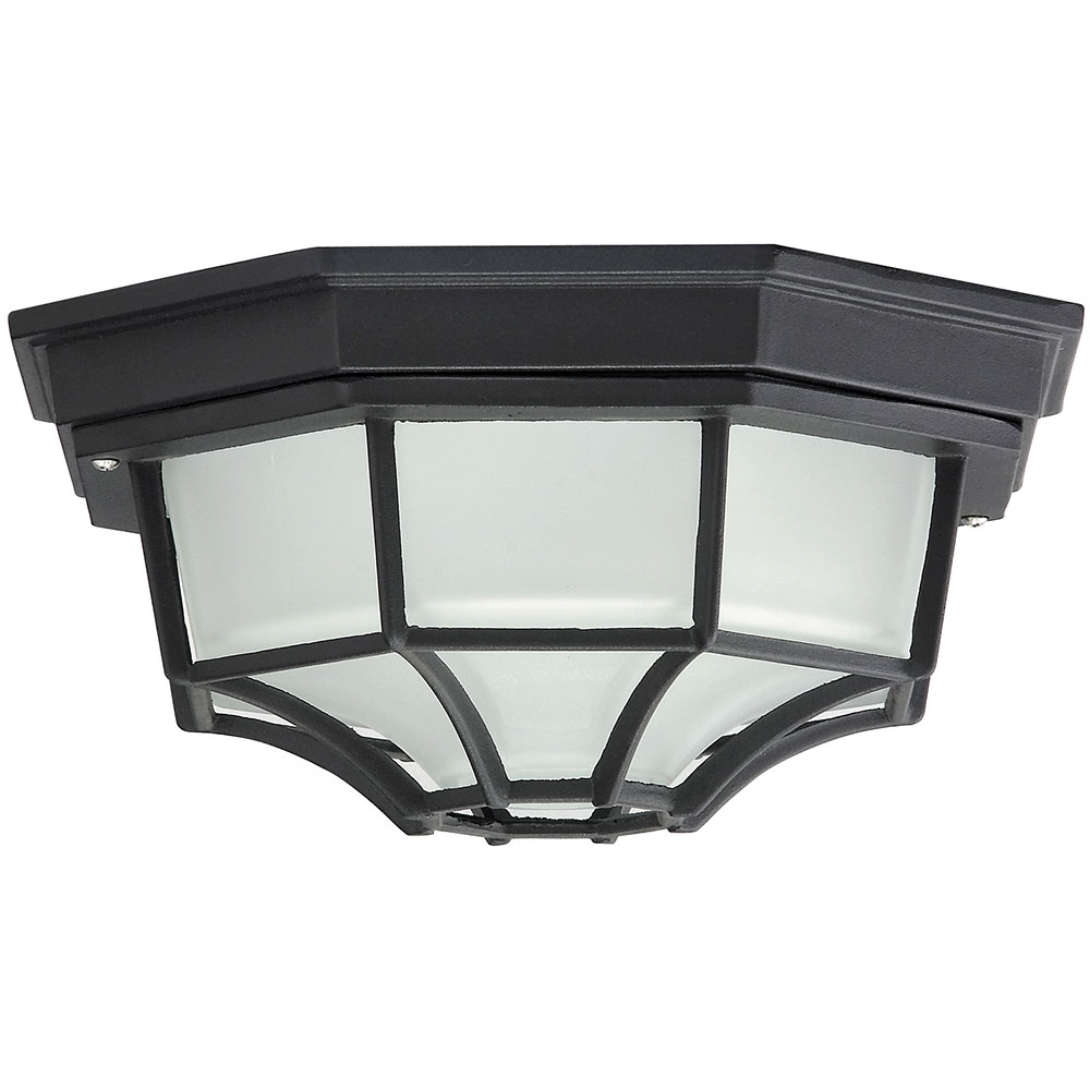 Plafoniera de exterior RABALUX Milano, E27, 100W, Negru