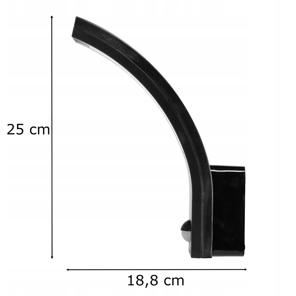 Aplica de exterior ADVITI AD-OP-6109BLPMR4, LED, 10W, 800lm, Negru