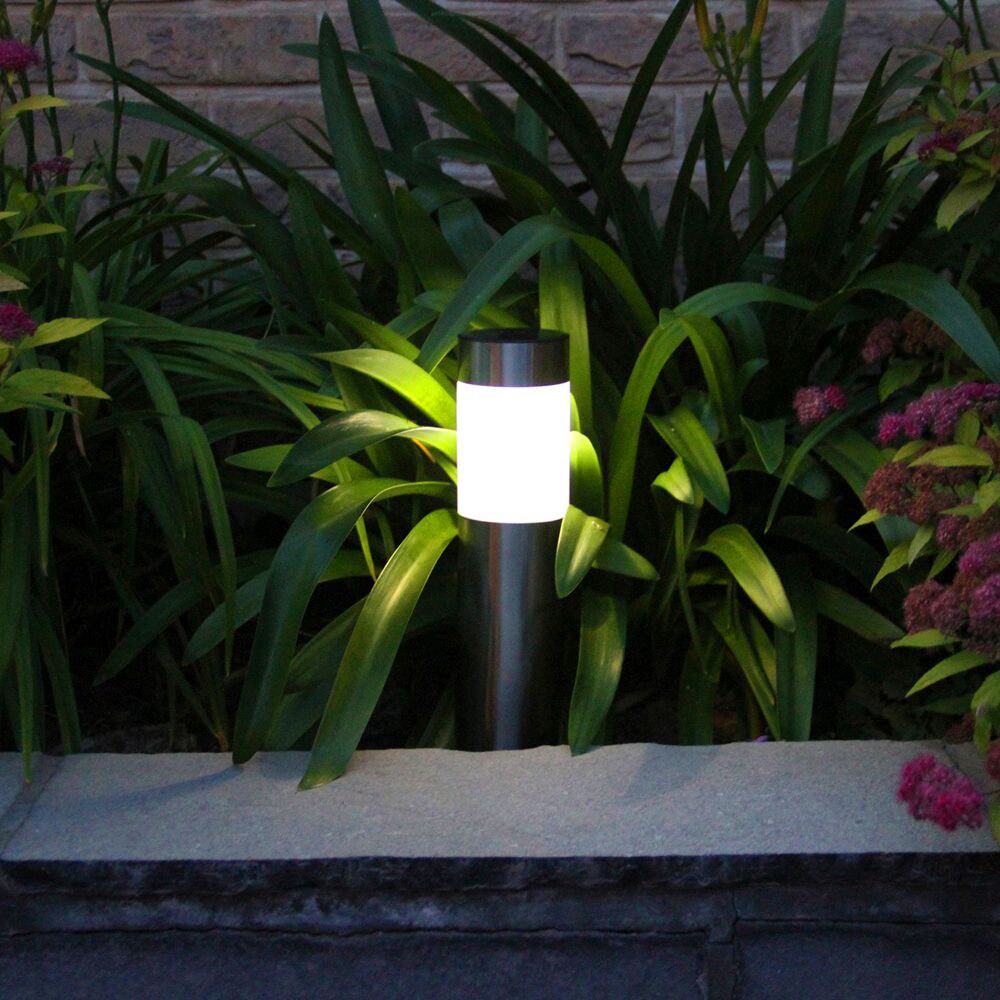 Set 6 lampi solare FLINK FK-LSS-2207-MP, IP44, Inox