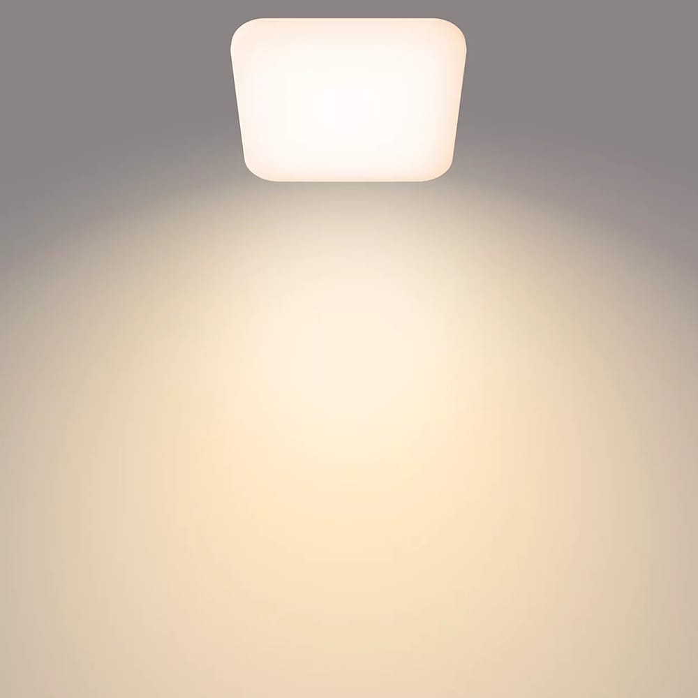 Plafoniera LED PHILIPS Mauve 8718696162804, 17W, 1700lm, lumina calda, alb