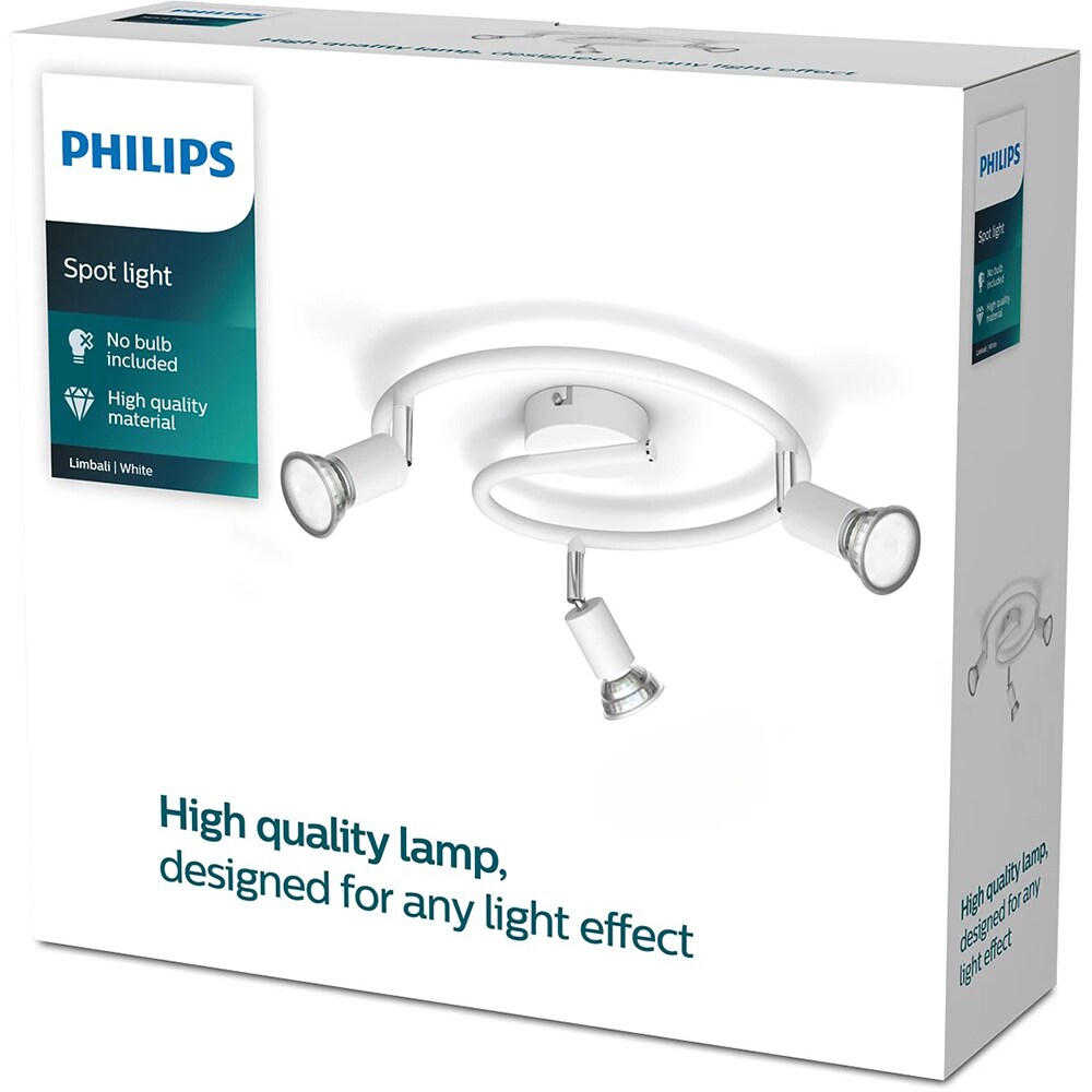 Spot PHILIPS Limbali 8719514465176, GU10, 50W, alb