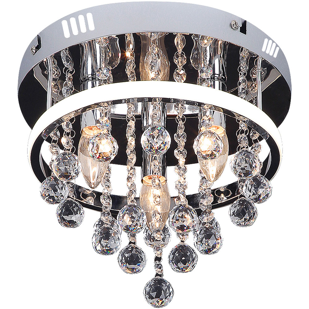 Plafoniera RABALUX Pallas, 20W, E14, IP20, Argintiu