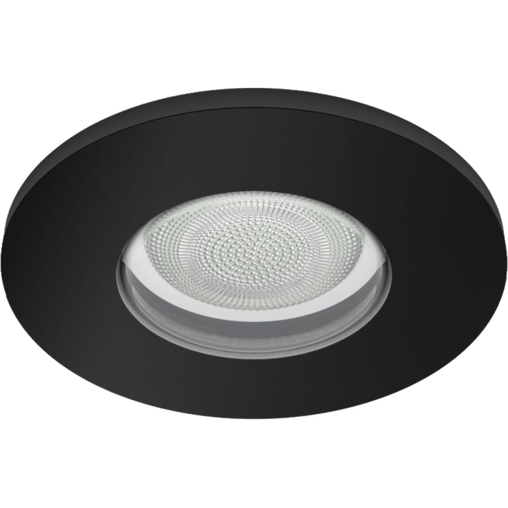 Spot LED smart PHILIPS HUE Xamento 8719514452138, 5.7W, 1050lm, IP44, RGB, negru
