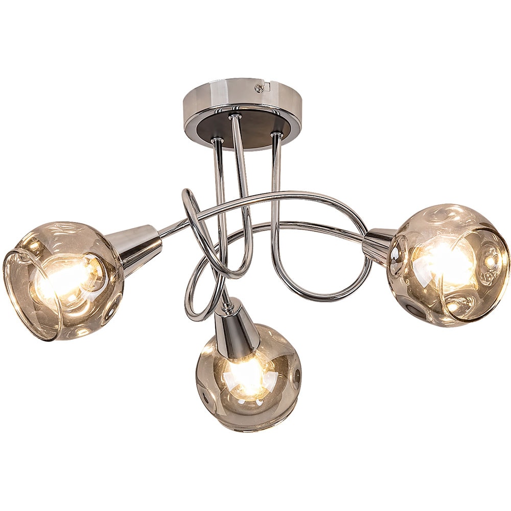 Plafoniera RABALUX Tamara, 40W, E14, IP20, Argintiu