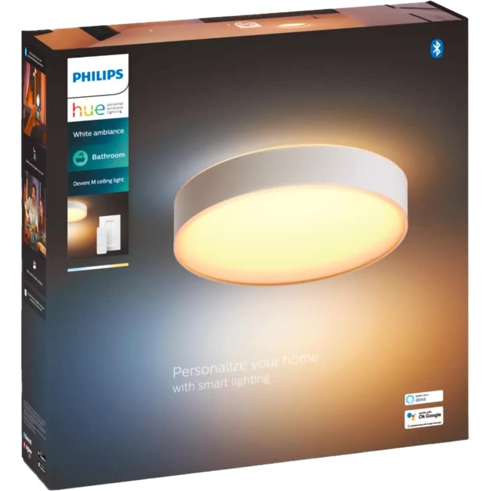 Plafoniera LED PHILIPS HUE 8718696176535, 19.2W, 2450lm, Wi-Fi, Alb