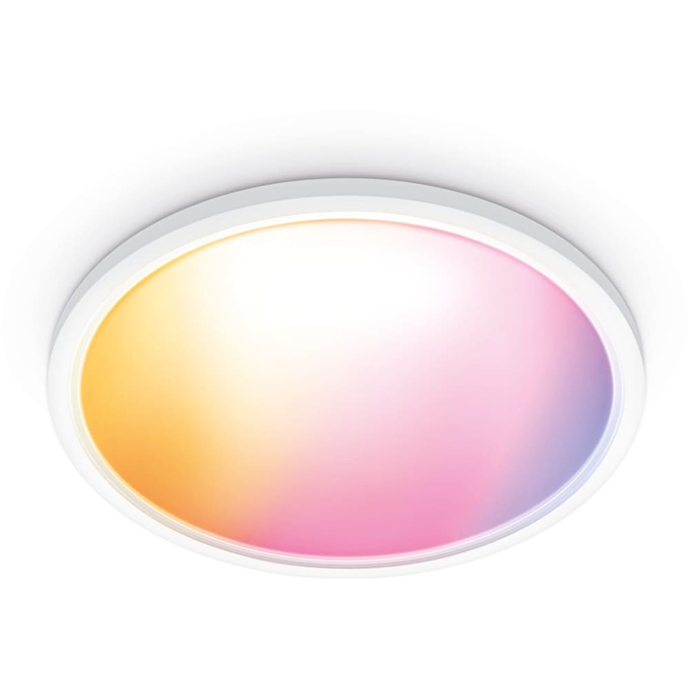 Plafoniera LED Smart WIZ Superslim, 32W, 3750lm, Wi-Fi, alb