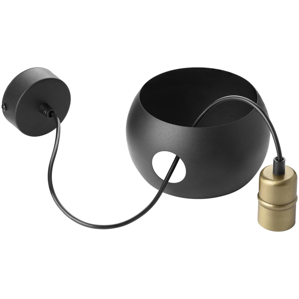Lustra ADVITI AD-LD-6225BE27M, 15W, E27, negru