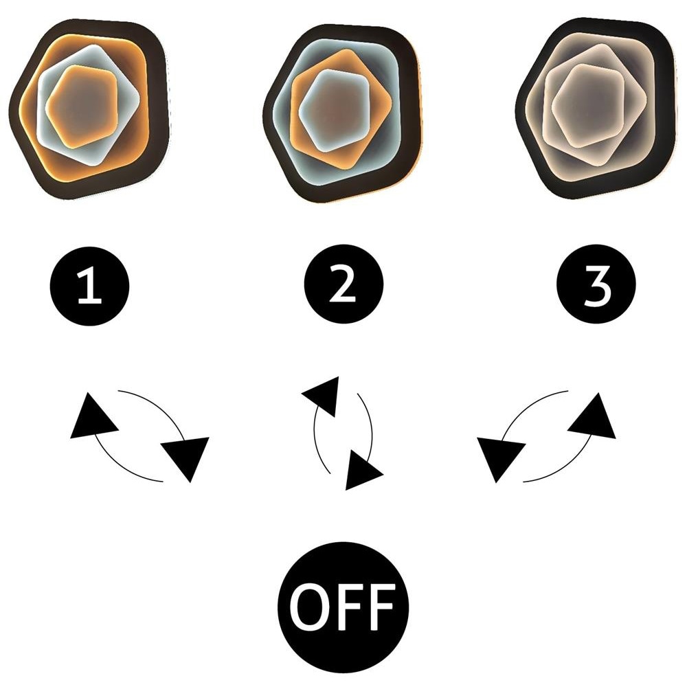 Plafoniera LED AVIDE Adair, 102W, 6010lm, IP20, alb