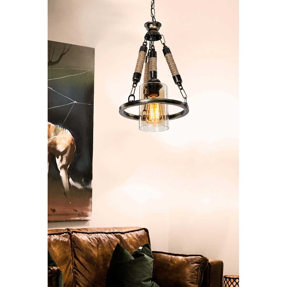 Pendul SQUID LIGHTING ASZ.14121, 20W, E27, negru