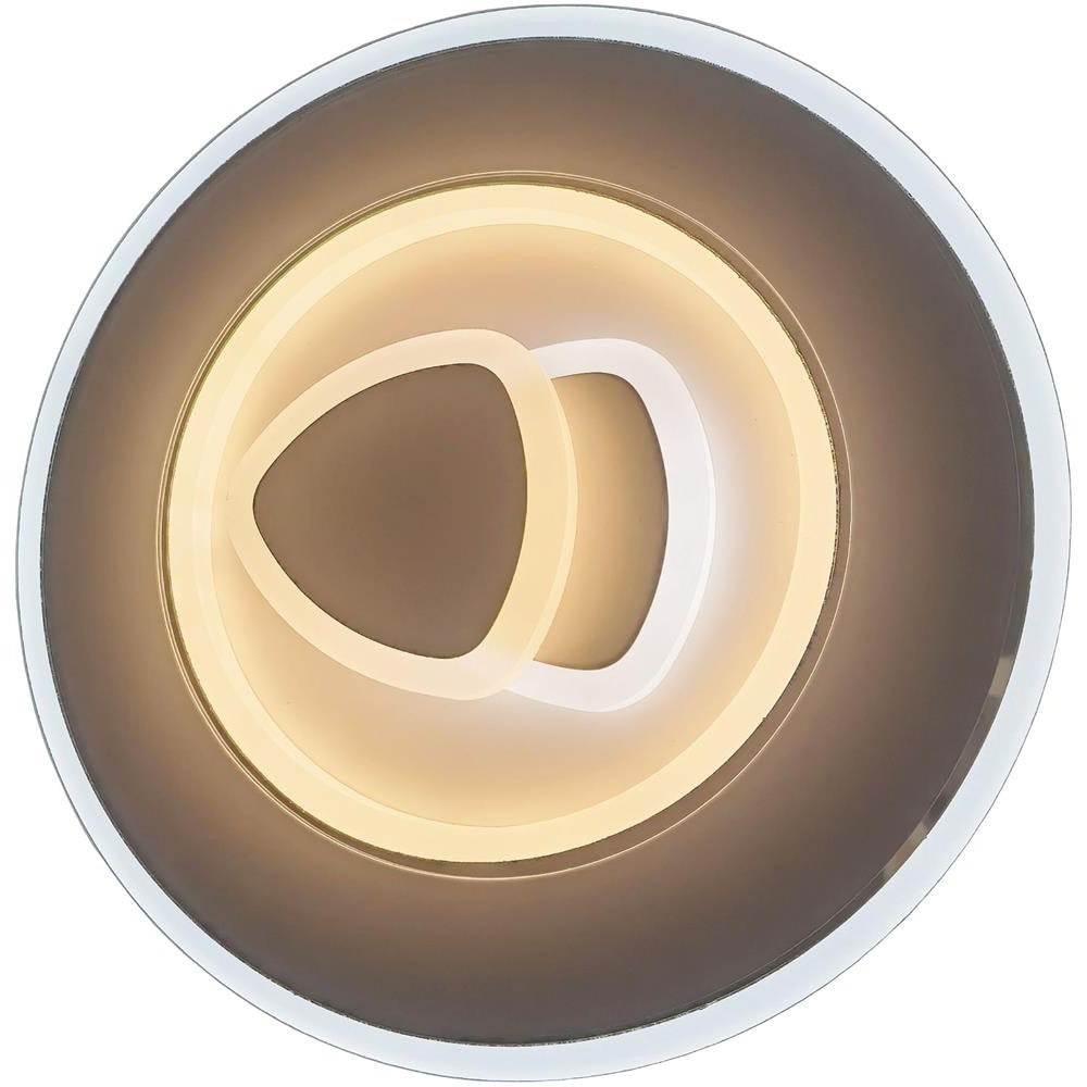Aplica LED AVIDE Milo Mini, 34W, 2370lm, IP20, alb