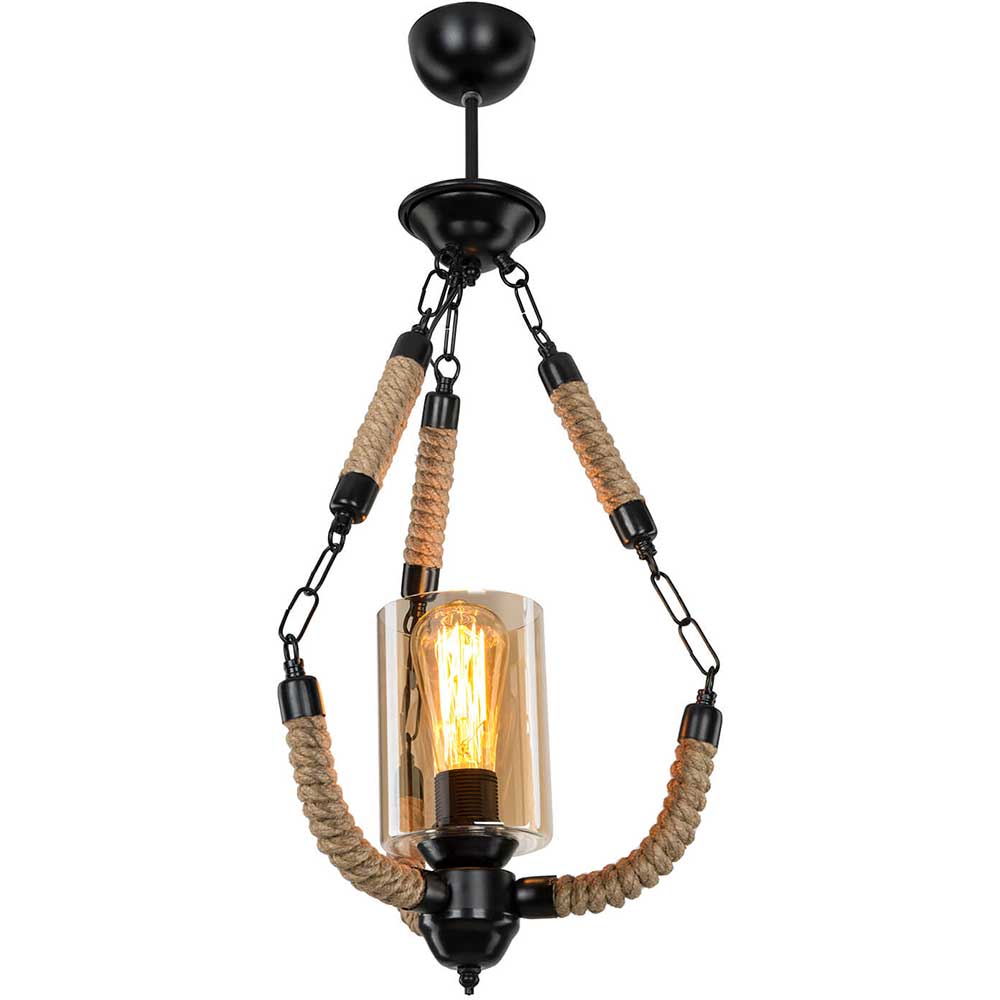 Pendul SQUID LIGHTING MDL.28731, 20W, E27, negru