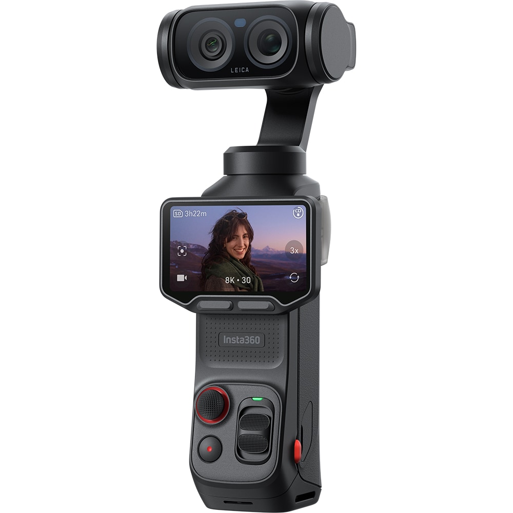 Camera video sport INSTA360 Luna Ultra Standard Bundle, 8K, Wi-Fi, Bluetooth, negru