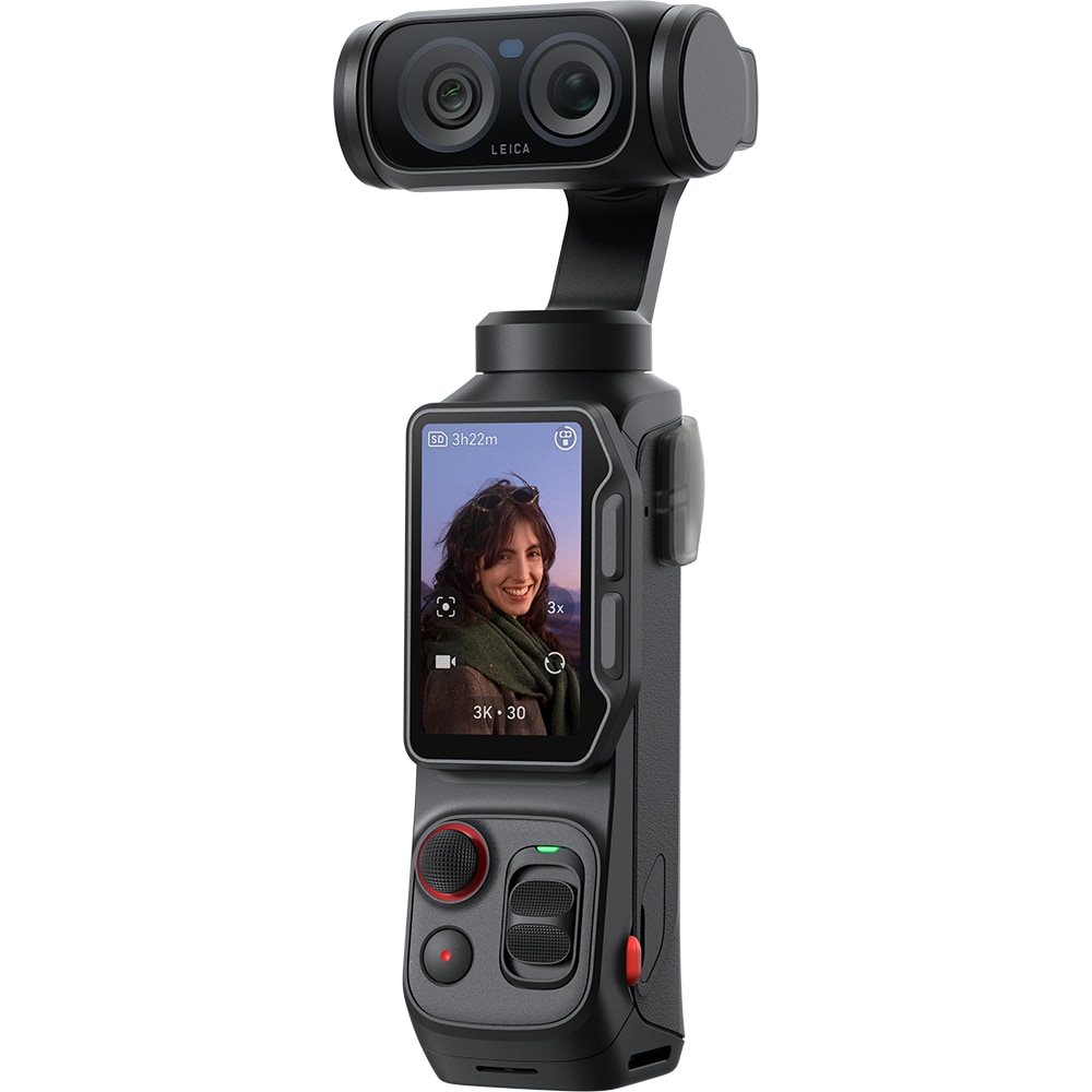 Camera video sport INSTA360 Luna Ultra Standard Bundle, 8K, Wi-Fi, Bluetooth, negru