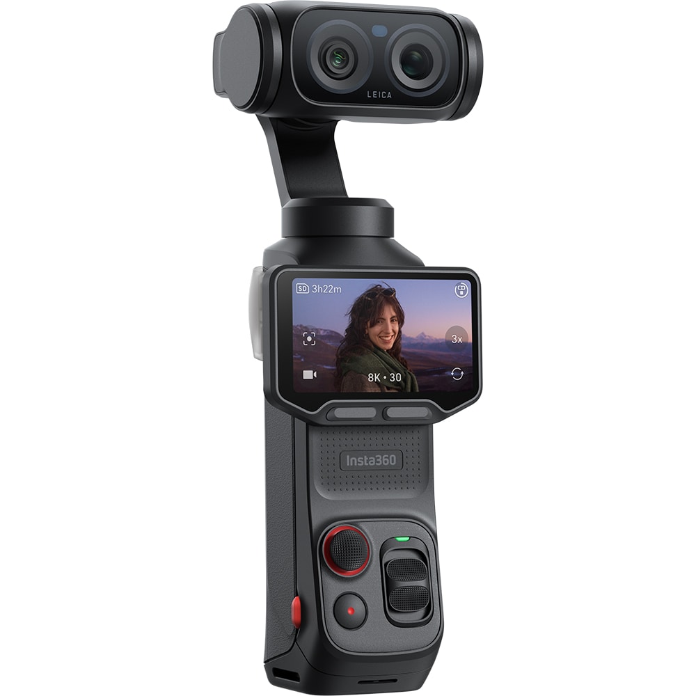 Camera video sport INSTA360 Luna Ultra Standard Bundle, 8K, Wi-Fi, Bluetooth, negru