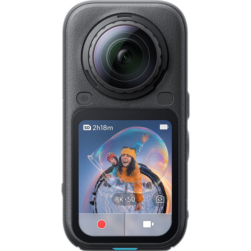 Camera video sport INSTA360 X6 Standard Bundle, 8K, Wi-Fi, Bluetooth, negru