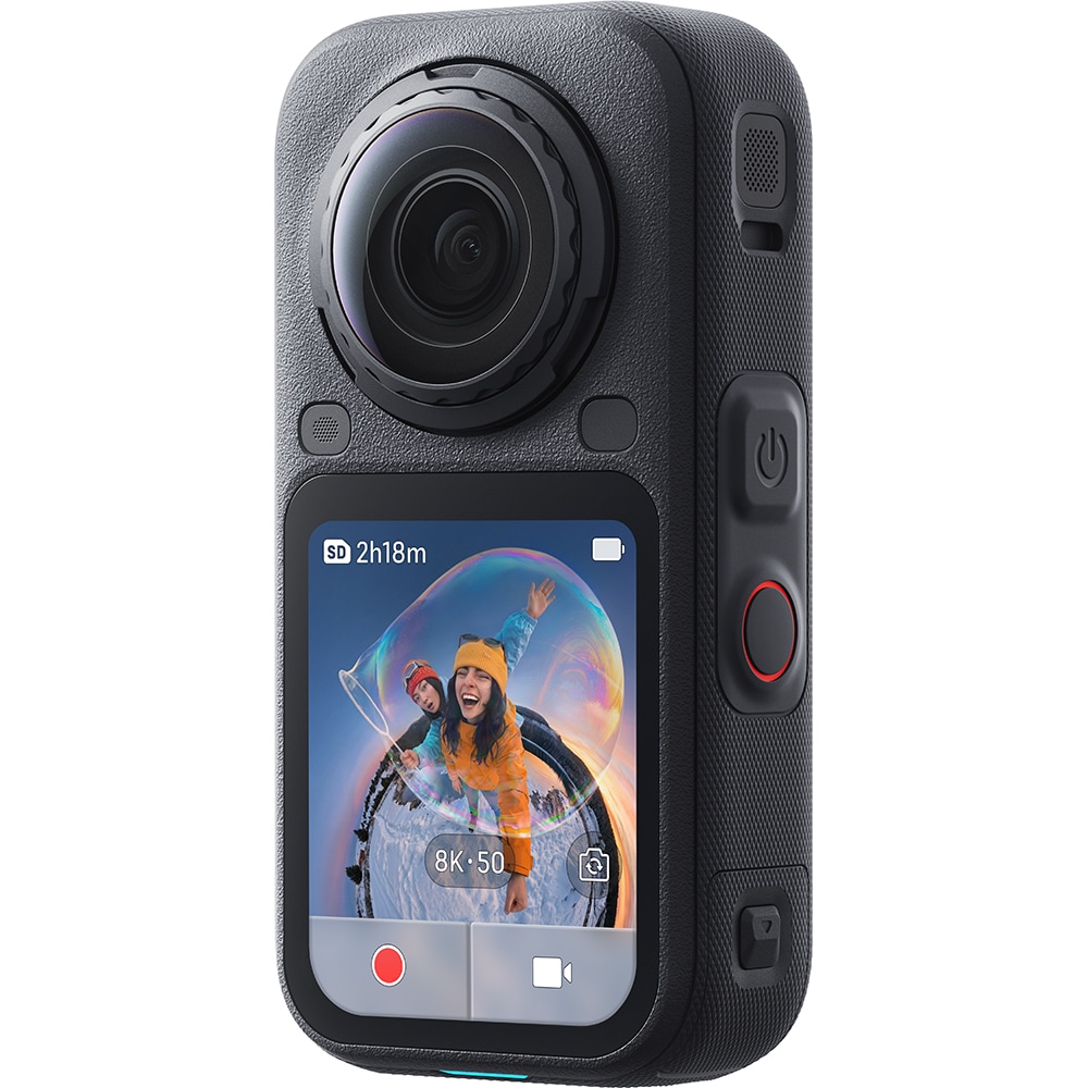Camera video sport INSTA360 X6 Standard Bundle, 8K, Wi-Fi, Bluetooth, negru