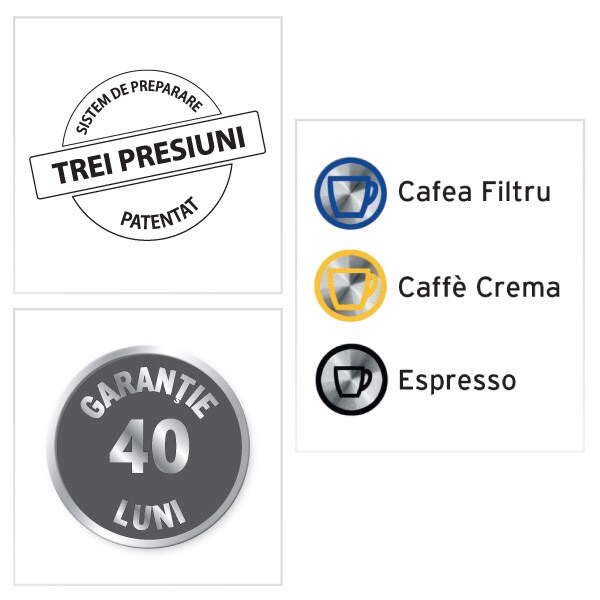 Espressor TCHIBO Cafissimo Classic, 1.5l, 15 bar, negru