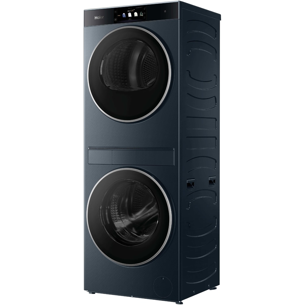 Masina de spalat rufe frontala cu uscator HAIER Couture Care Collection 11 CLC108-GNU1-S, Smart AI, 10/8 kg, 1400rpm, Clasa A/B, Wi-Fi, albastru
