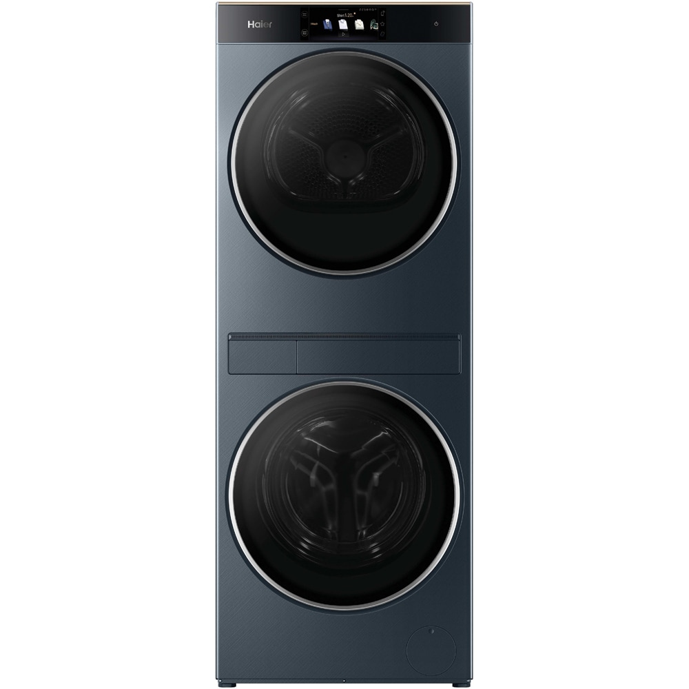 Masina de spalat rufe frontala cu uscator HAIER Couture Care Collection 11 CLC108-GNU1-S, Smart AI, 10/8 kg, 1400rpm, Clasa A/B, Wi-Fi, albastru