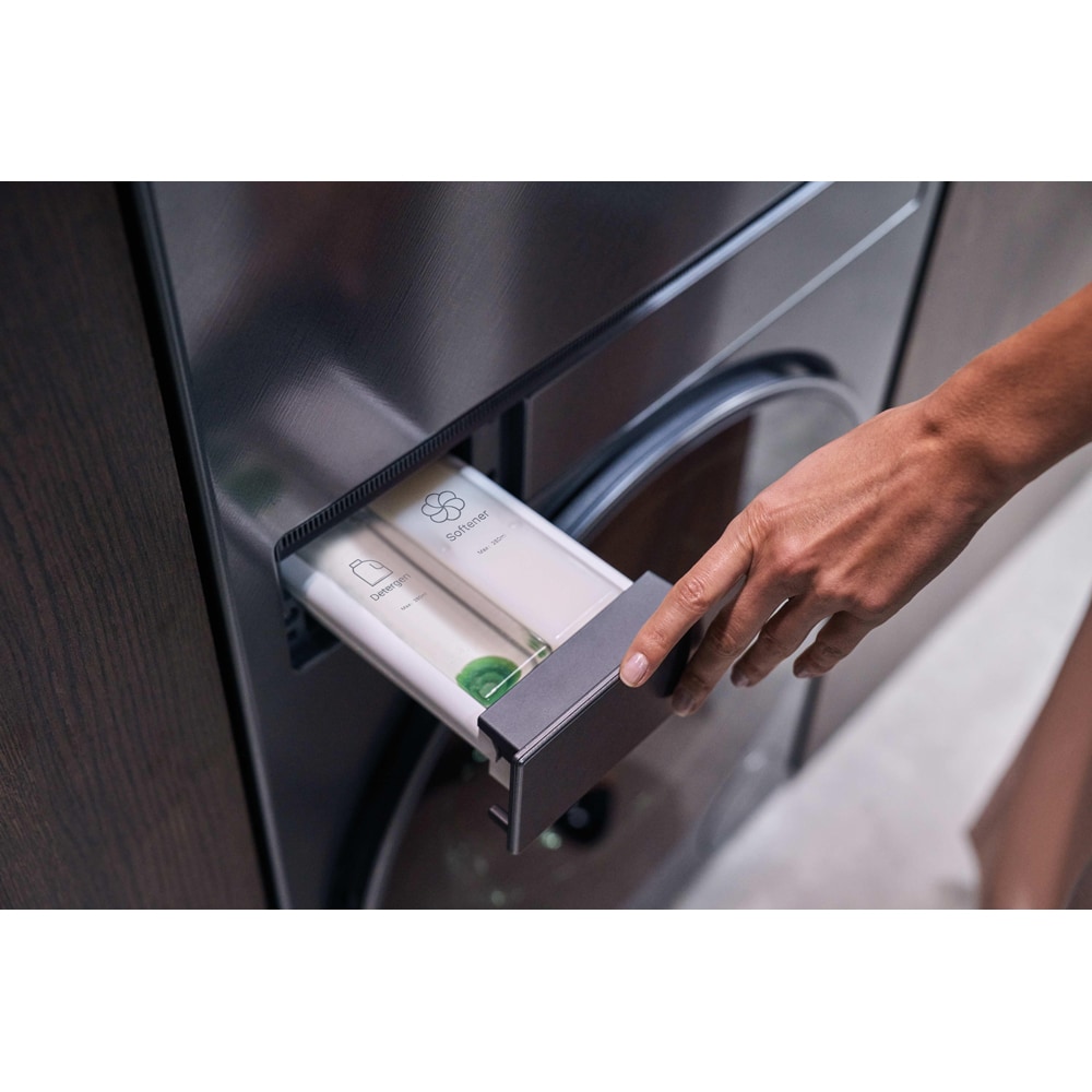 Masina de spalat rufe frontala cu uscator HAIER Couture Care Collection 11 CLC108-GNU1-S, Smart AI, 10/8 kg, 1400rpm, Clasa A/B, Wi-Fi, albastru