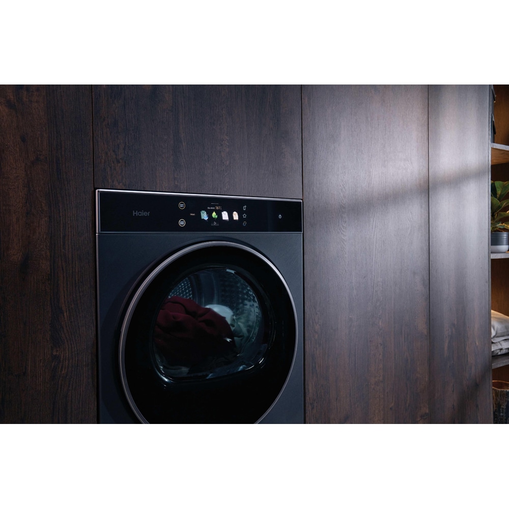Masina de spalat rufe frontala cu uscator HAIER Couture Care Collection 11 CLC108-GNU1-S, Smart AI, 10/8 kg, 1400rpm, Clasa A/B, Wi-Fi, albastru