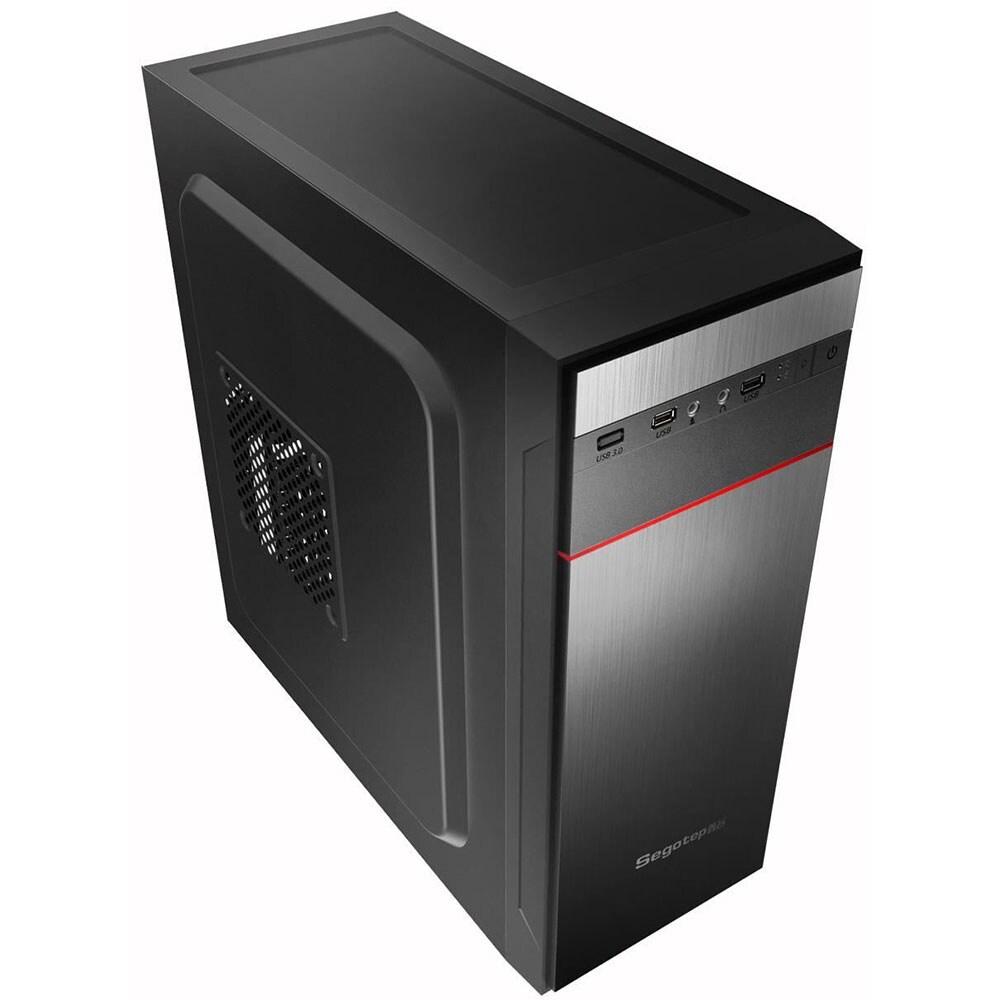Sistem Desktop PC MYRIA Live V60 Powered by Asus, Intel i3-10100 pana la 4.3GHz, 8GB, SSD 240GB, Intel UHD Graphics 630, Ubuntu