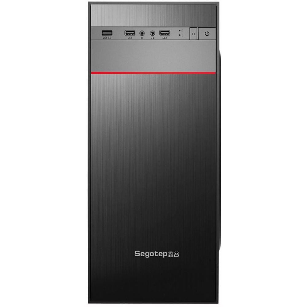 Sistem Desktop PC MYRIA Live V60 Powered by Asus, Intel i3-10100 pana la 4.3GHz, 8GB, SSD 240GB, Intel UHD Graphics 630, Ubuntu