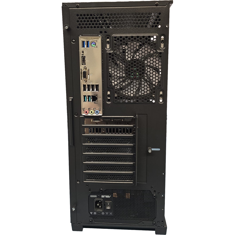 Sistem Desktop PC MYRIA Style V102 Powered by ASUS, AMD Ryzen 5 9600X pana la 5.4GHz, 32GB, SSD 1TB, NVIDIA GeForce RTX 5070 12GB, Ubuntu