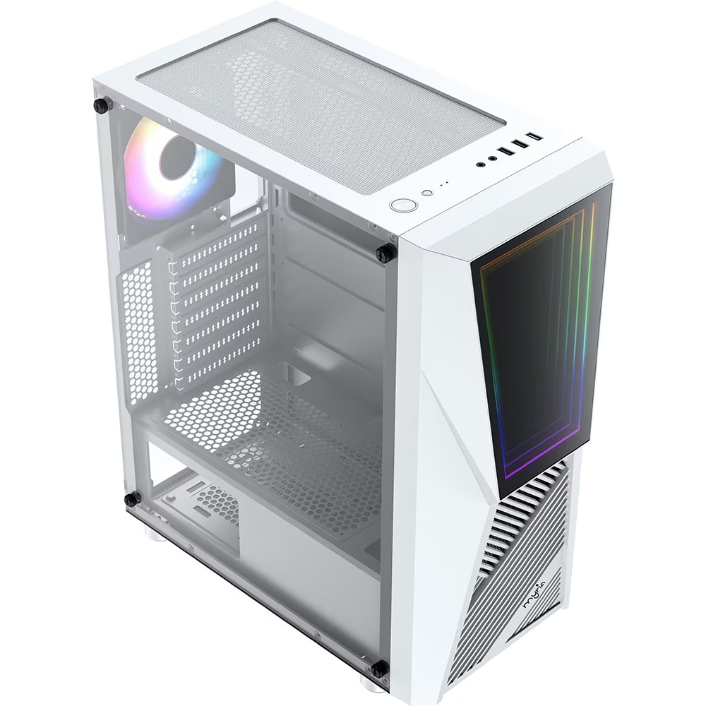 Sistem Desktop PC MYRIA Style V84 Powered by ASUS, AMD Ryzen 7 5700G pana la 4.6GHz, 16GB, SSD 512GB, AMD Radeon Graphics, Ubuntu