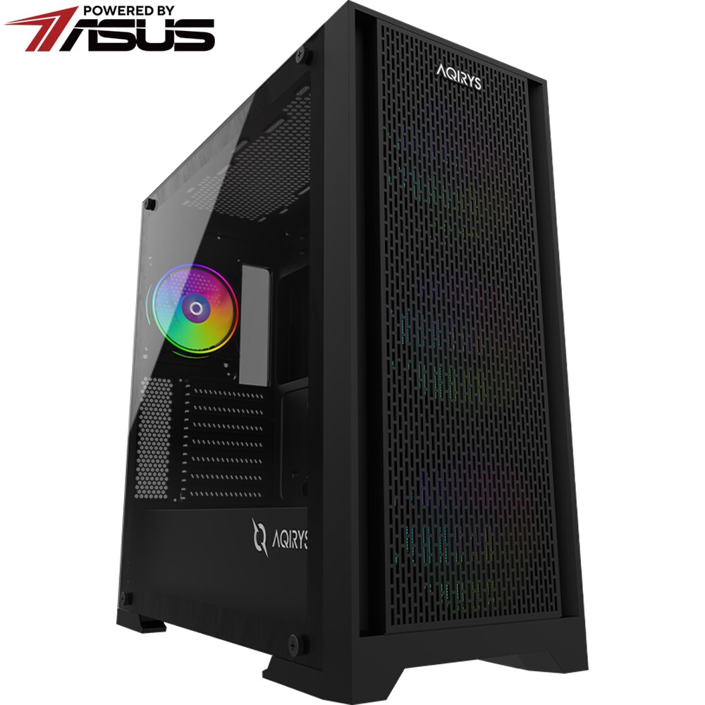 Sistem Desktop Gaming MYRIA Vision V117 Powered by ASUS, Intel Core I5-14400F pana la 4.6GHz, 32GB, SSD 1TB, NVIDIA GeForce RTX 4060 8GB, Ubuntu