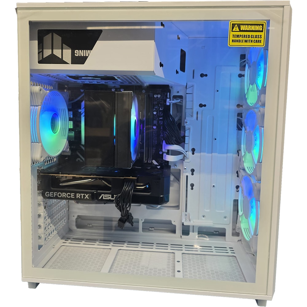 Sistem Desktop Gaming MYRIA Vision V121 Powered by ASUS, Intel Core Ultra 5 225F pana la 4.9GHz, 16GB DDR5, SSD 1TB, NVIDIA GeForce RTX 5060 8GB, Ubuntu