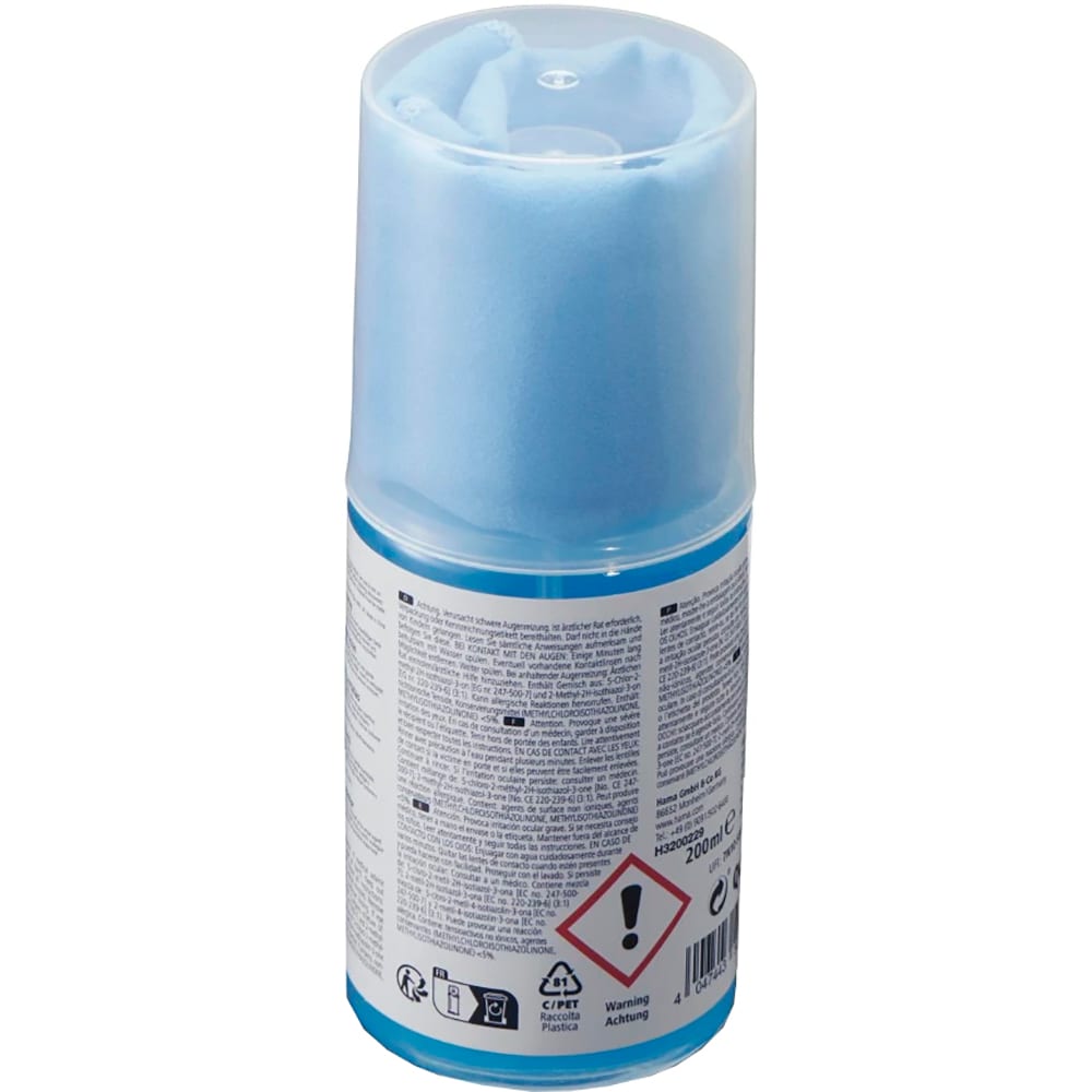 Solutie de curatare HAMA 221093, 200ml, laveta inclusa