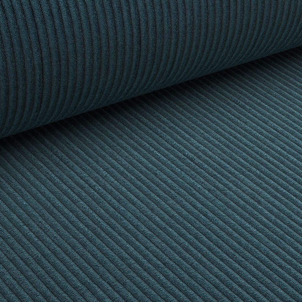 Canapea extensibila Cloud, 3 locuri, lada depozitare, 240 x 85 x 87 cm, albastru inchis