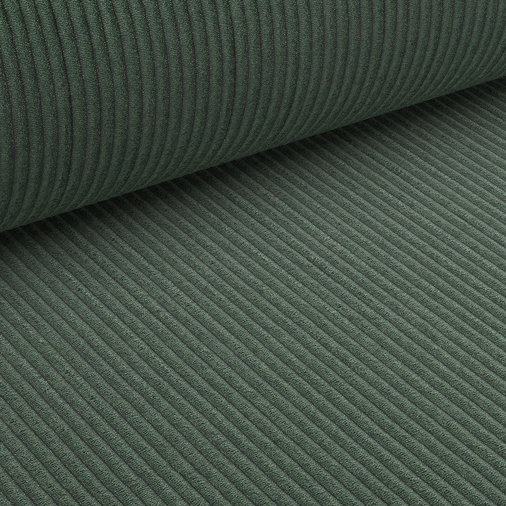 Canapea extensibila Cloud, 3 locuri, lada depozitare, 240 x 85 x 87 cm, verde inchis