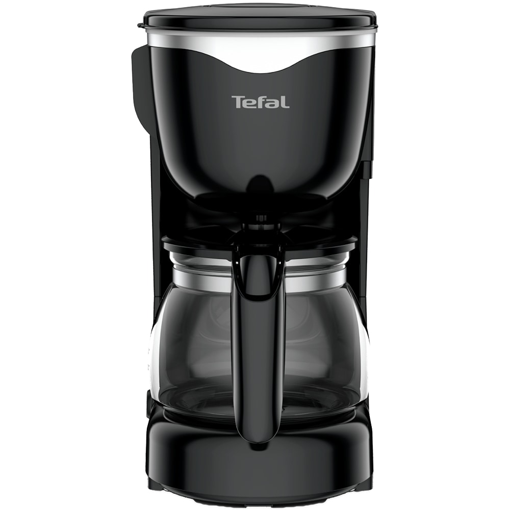 Cafetiera TEFAL Perfectta CM340811, 0.6l, 600W, 6 cesti, negru-argintiu