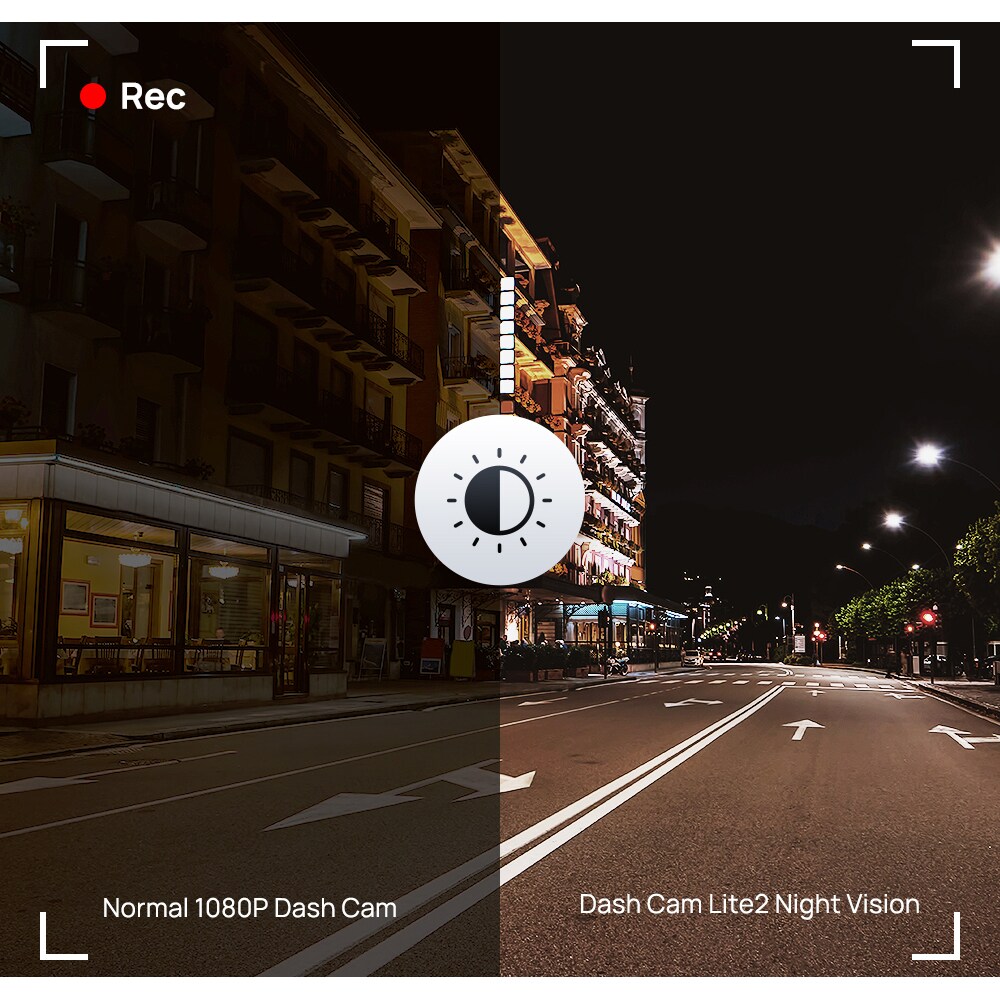 Camera auto DVR 70MAI Lite 2, 2", Wi-Fi, Full HD