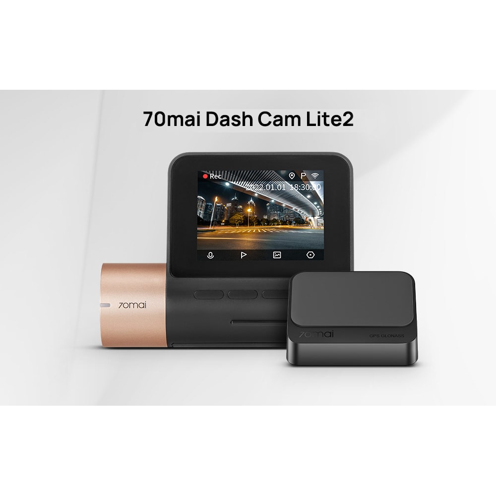 Camera auto DVR 70MAI Lite 2, 2", Wi-Fi, Full HD
