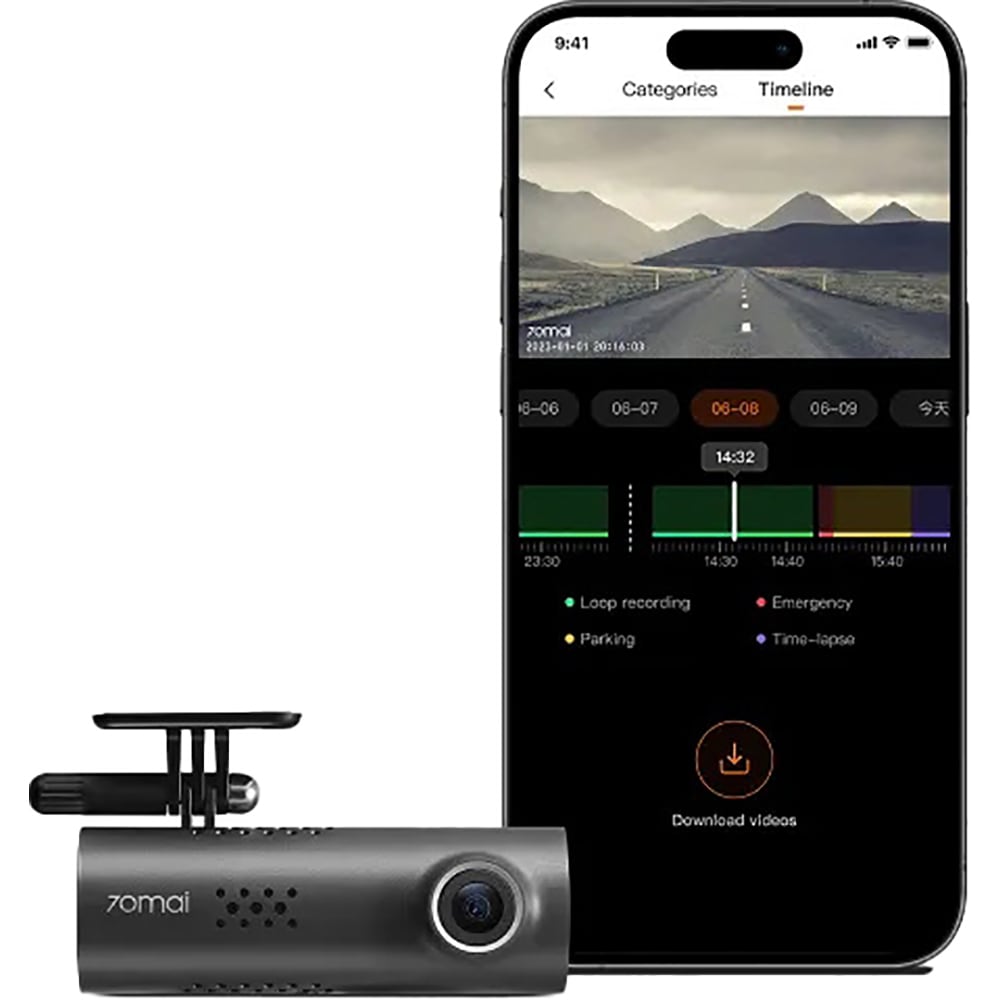 Camera auto DVR 70MAI Dash Cam 3, Wi-Fi, Full HD