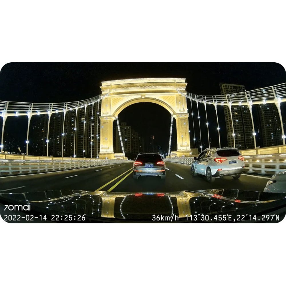 Camera auto DVR 70MAI M500 64GB, 2K, Wi-Fi, G-Senzor 