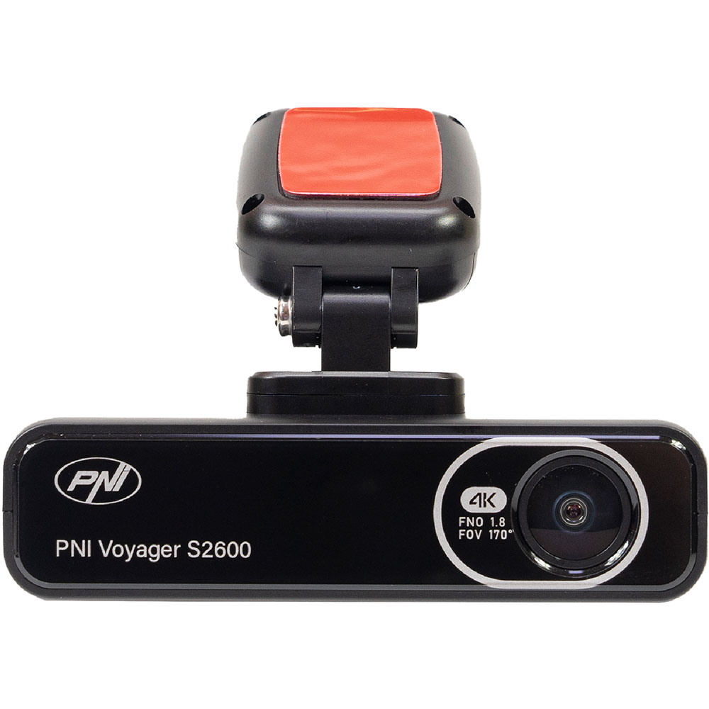 Camera auto DVR PNI Voyager S2600, 4K, Ultra HD, WiFi, G-Senzor