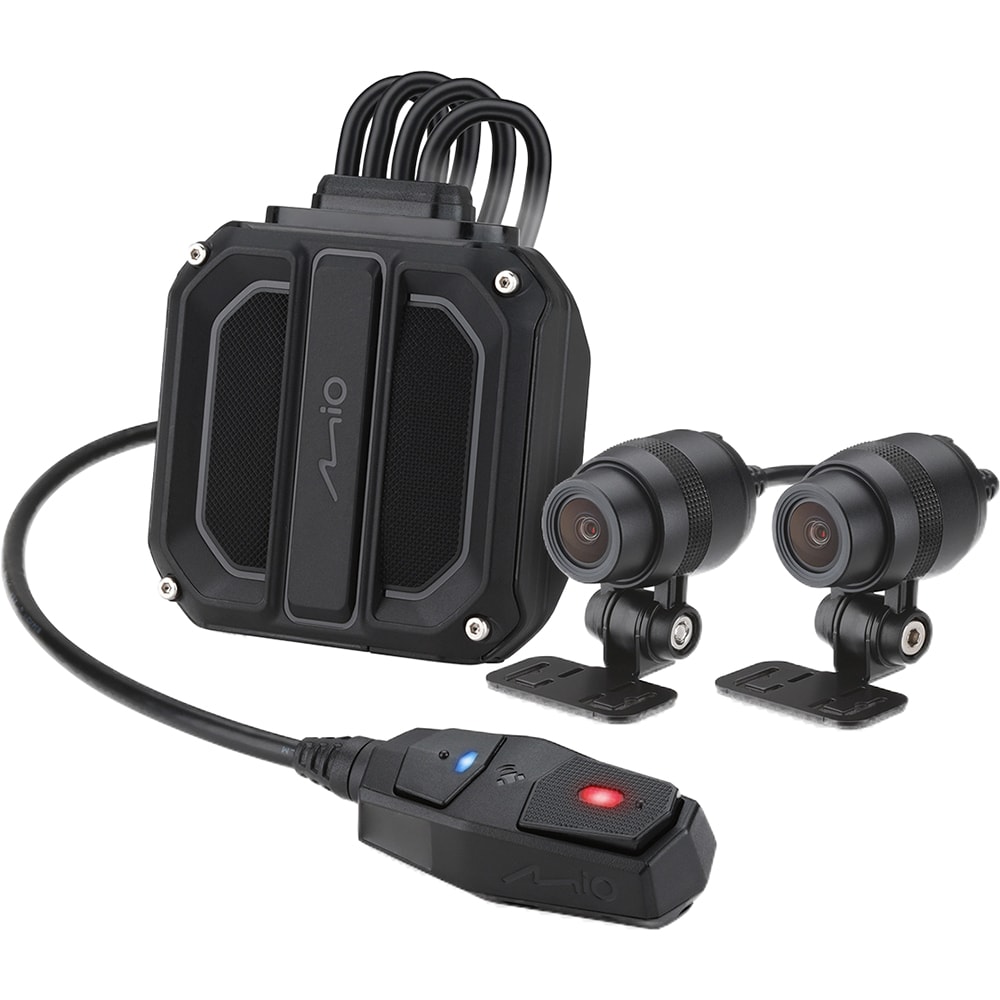 Camera moto duala DVR MIO MIVUE M820WD, GPS, Full HD, G-Senzor, negru